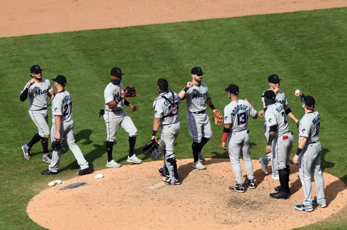 The Marlins were scheduled to play the Orioles this week before hosting the Nationals for a three-game series over the weekend.
